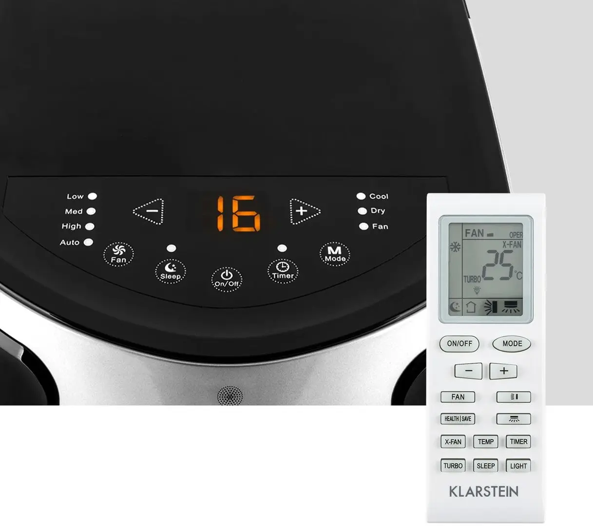 Мобильный кондиционер Klarstein New Breeze 7 (Black) - 3