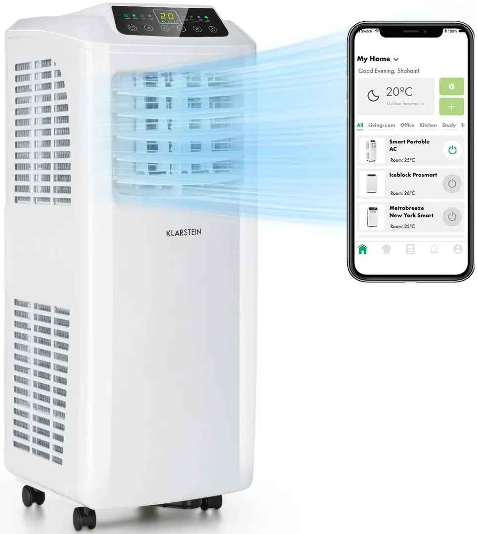 Мобильный кондиционер Klarstein Pure Blizzard Smart 7k (White) - 2