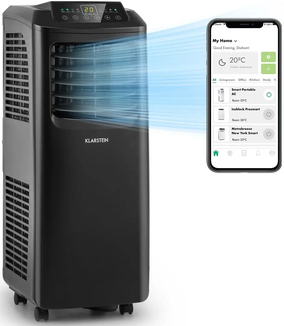 Мобильный кондиционер Klarstein Pure Blizzard Smart 9k (Black) - 5
