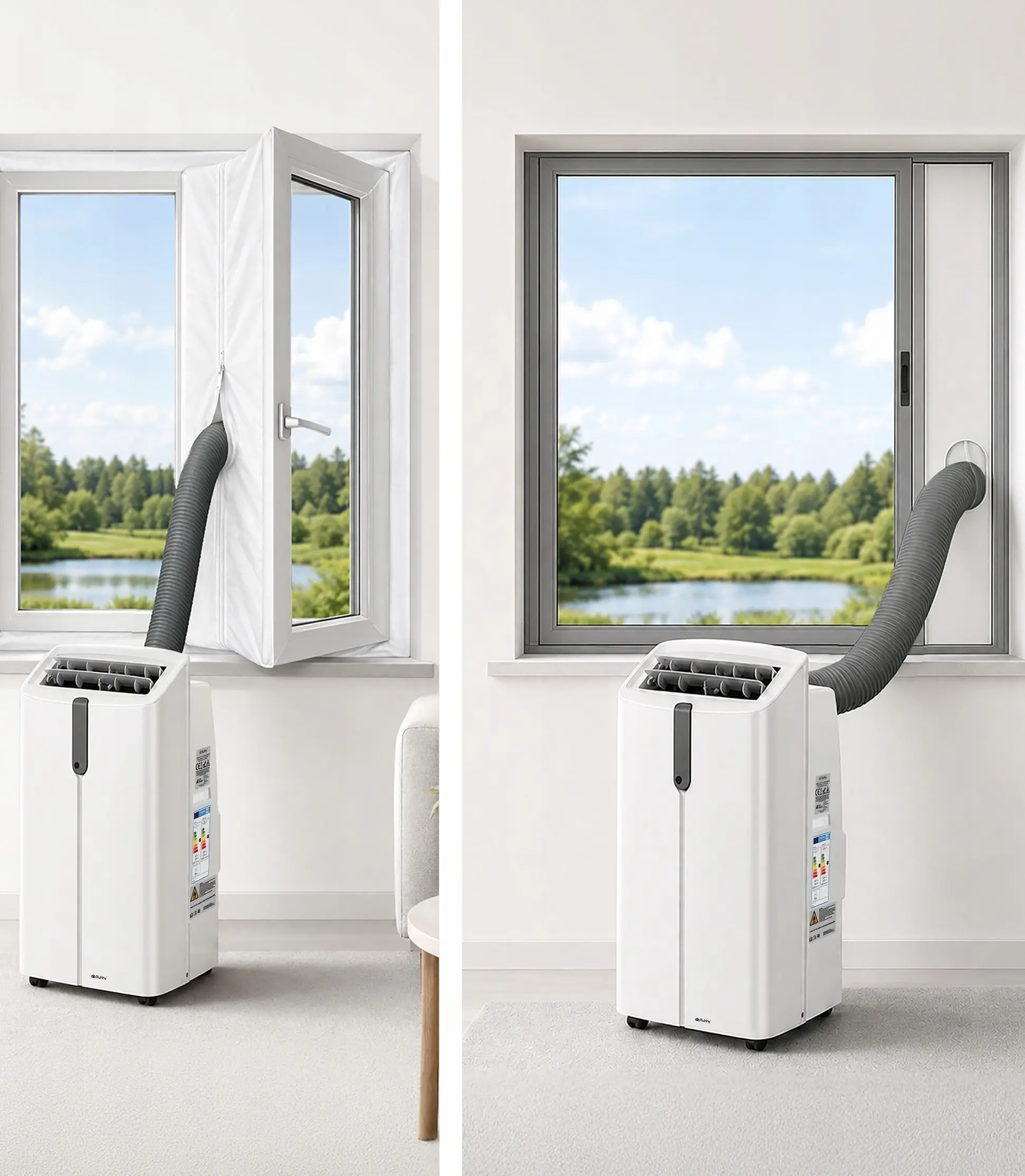 Мобильный кондиционер Ruhhy 27614 (White) - 6