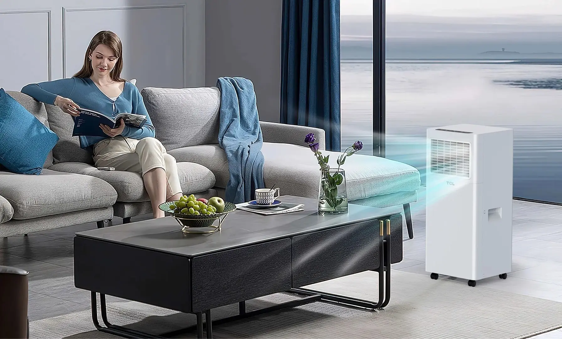 Мобильный кондиционер TCL P09F4CSW0 (White)