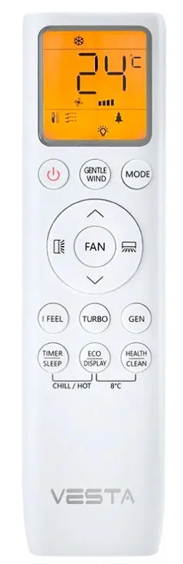 Кондиционер сплит-система Vesta Premium AC-24i/Pro Wi-Fi (White) - 11