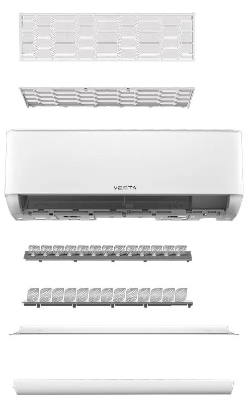 Кондиционер сплит-система Vesta Premium AC-9i/Pro Wi-Fi (White) - 6