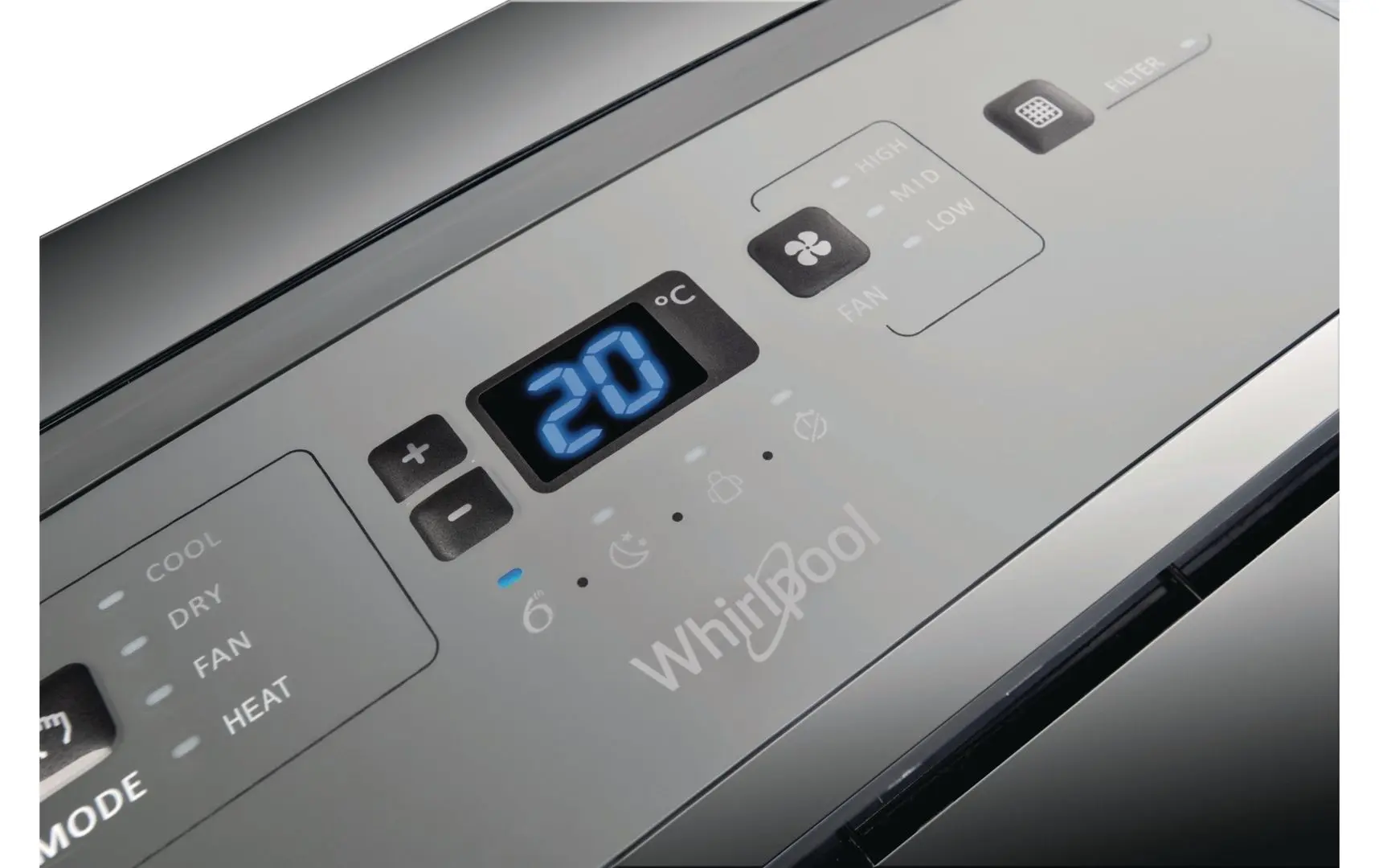 Мобильный кондиционер Whirlpool PACB212HP (Black) - 3