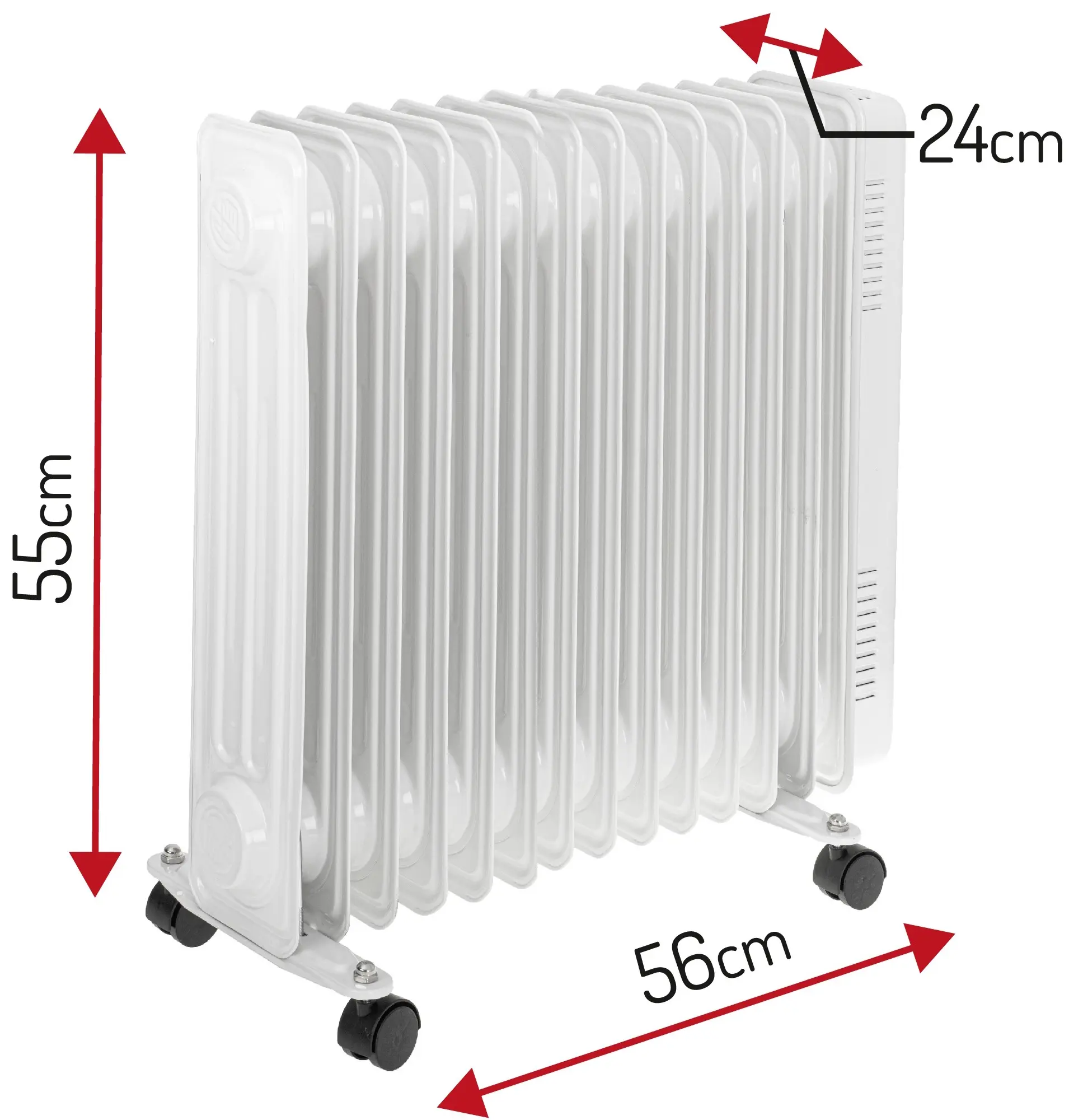 Calorifer electric cu ulei Adler AD 7818 (White)