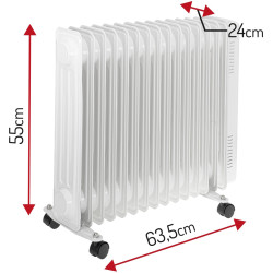 Масляный радиатор Adler AD 7819 (White) Thumb