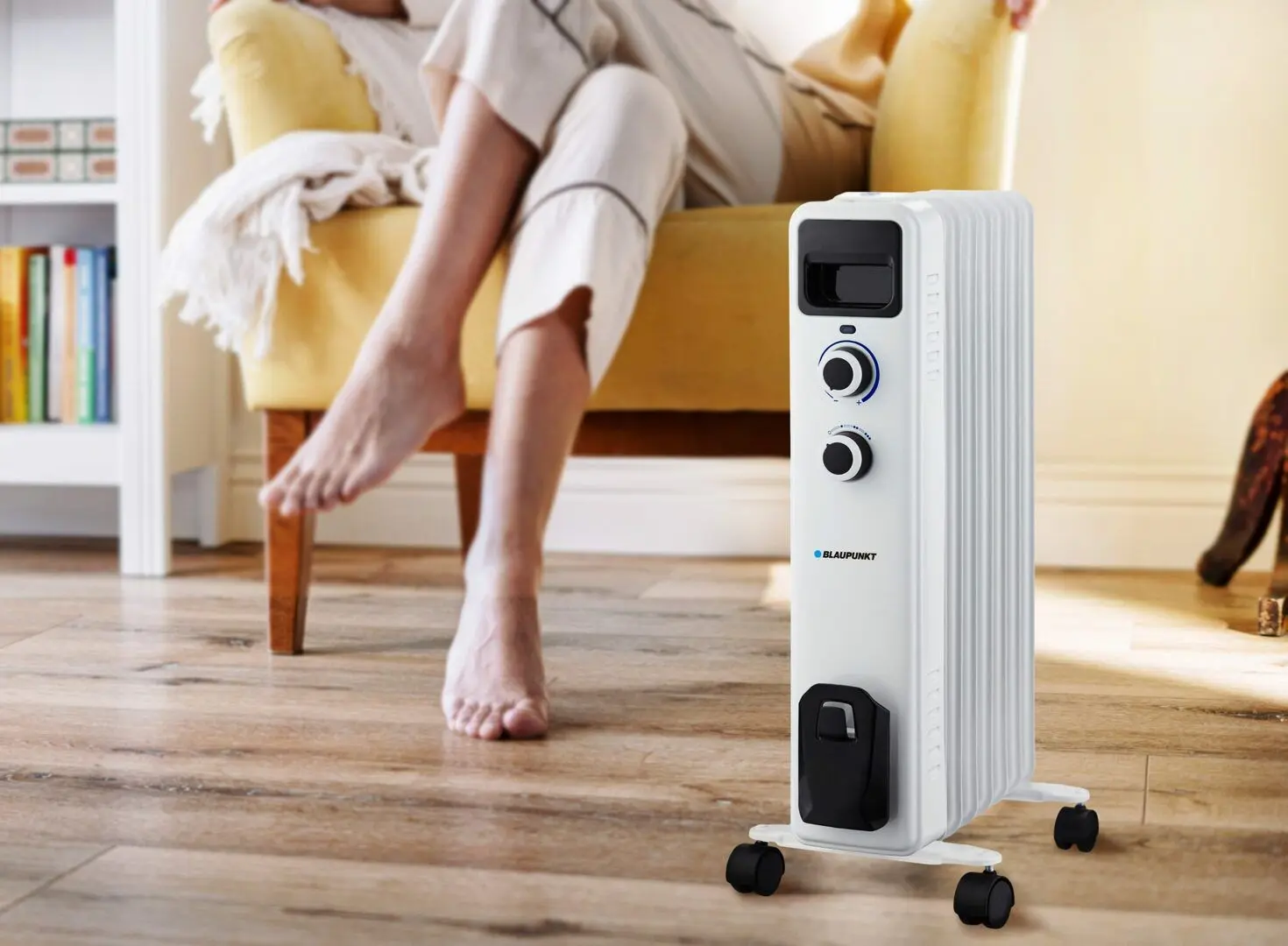 Масляный радиатор Blaupunkt HOR301 (White/Black) - 3