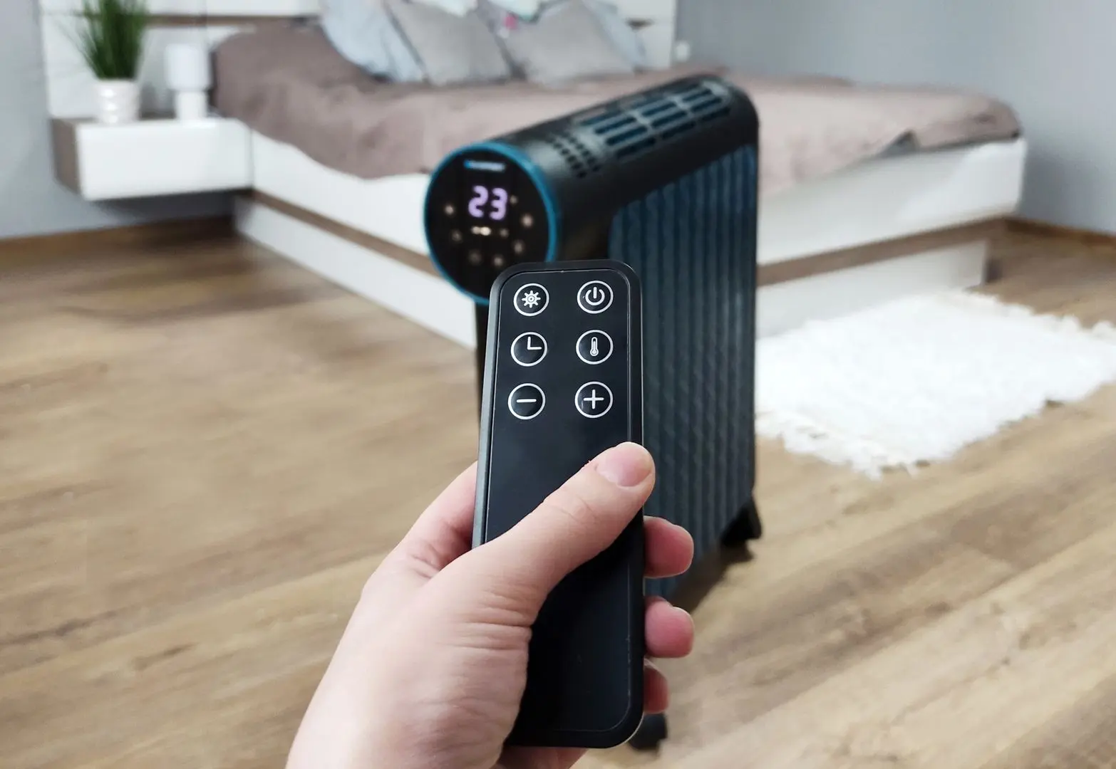 Масляный радиатор Blaupunkt HOR801 (Black/Blue) - 5