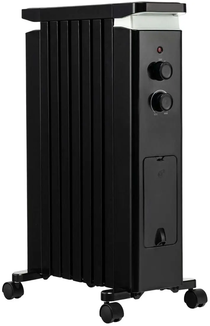 Масляный радиатор Costway ES10202DE-BK (Black)