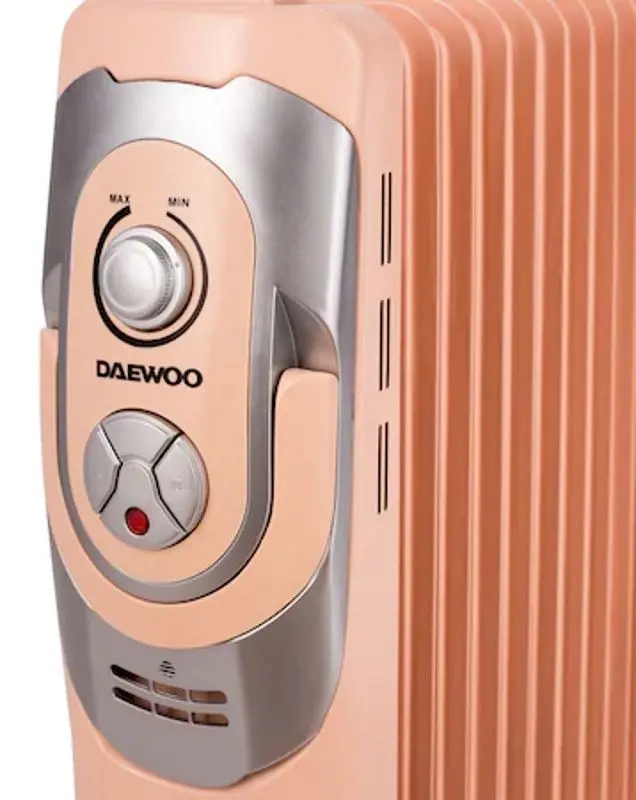 Масляный радиатор Daewoo DOH11C (Cream) - 4