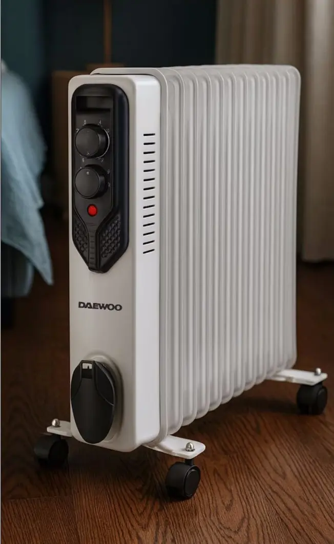 Масляный радиатор Daewoo DOH13W (White) - 2