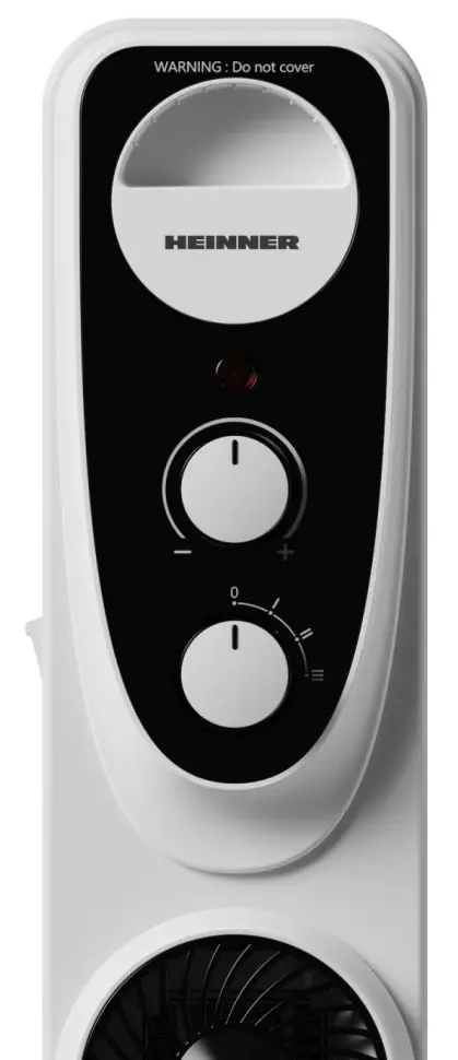 Масляный радиатор Heinner HOH-MVT13WH-BK (Black/White) - 3