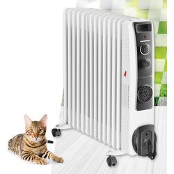 Calorifer electric cu ulei Heinner HOH-YV13BK (White) Thumb