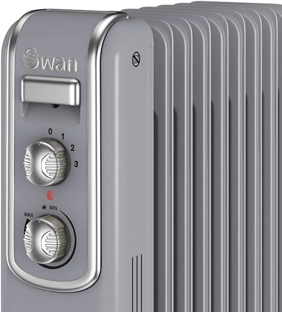 Масляный радиатор Swan SH60010GRN (Grey) - 2