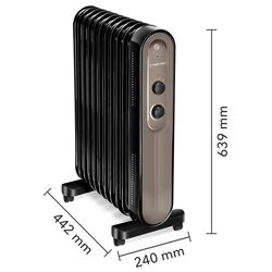 Масляный радиатор Trotec TRH 24 E (Black) Thumb