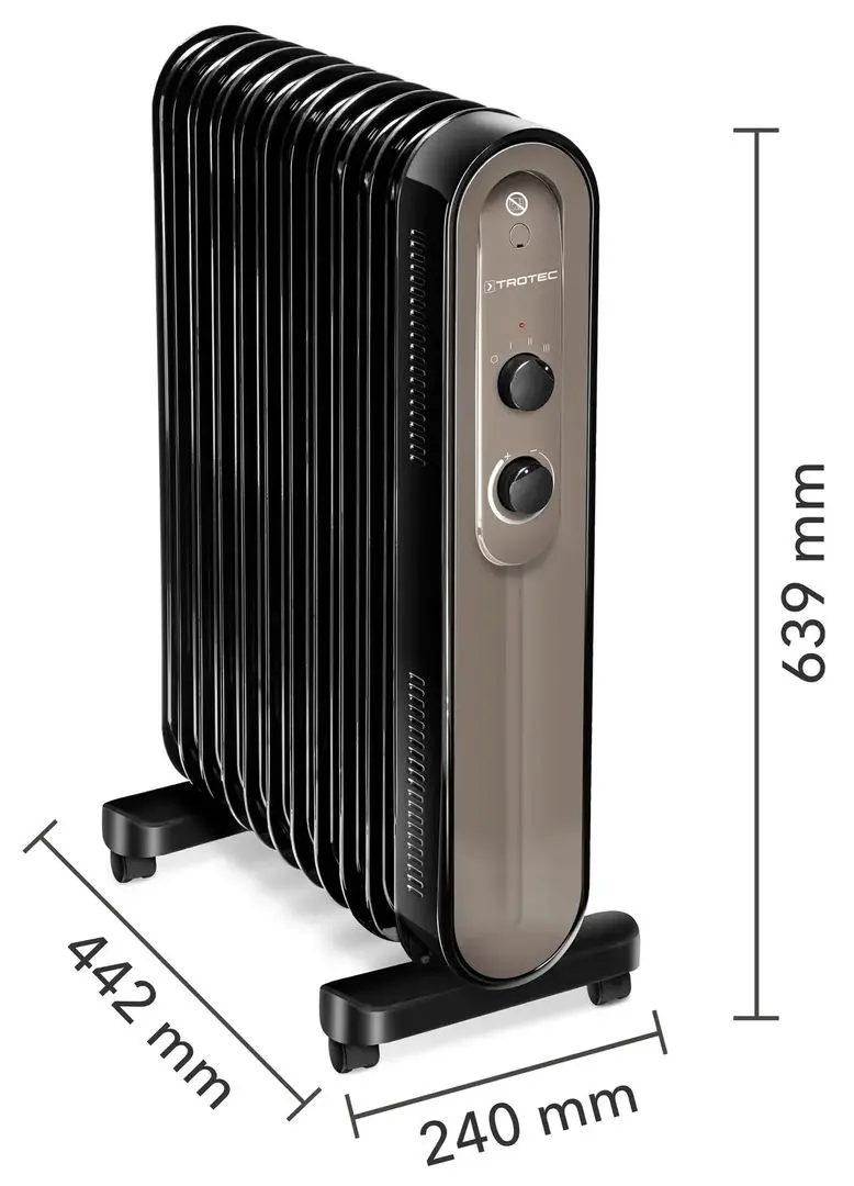 Масляный радиатор Trotec TRH 24 E (Black)