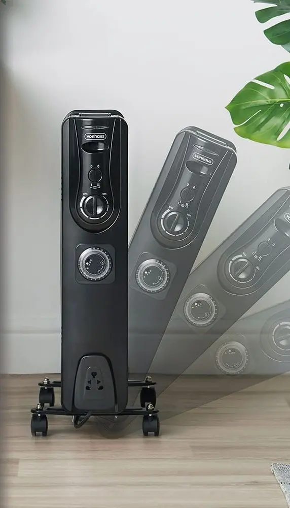 Calorifer electric cu ulei VonHaus 2500888 (Black)