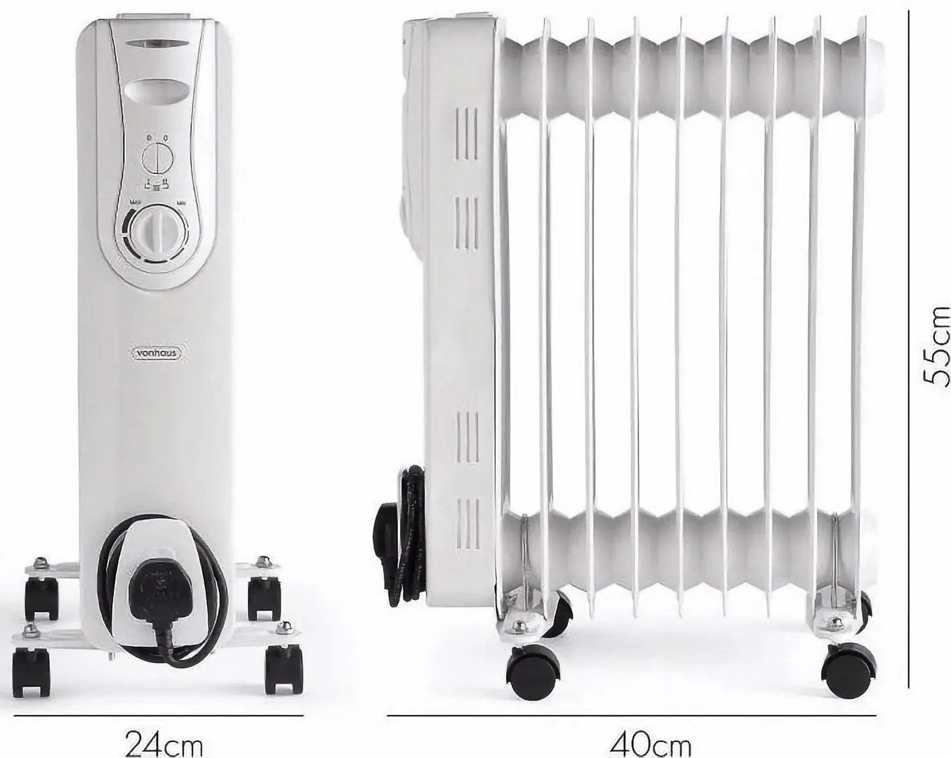 Масляный радиатор VonHaus 2500889 (White)
