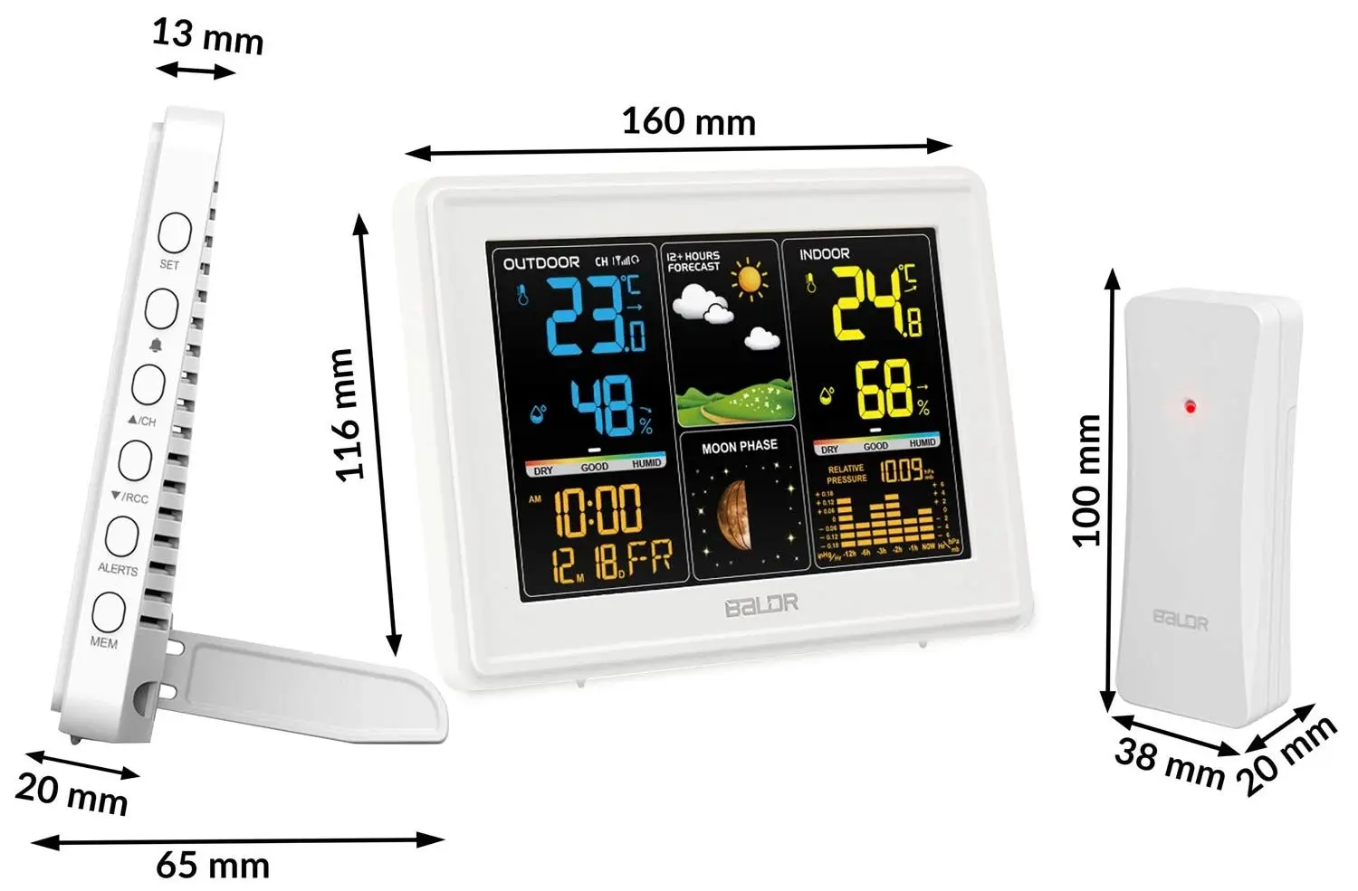 Метеостанция Baldr BD-907 (White)