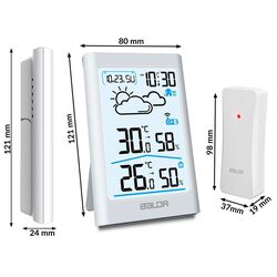 Statie meteorologica Baldr BD-911 (White) Thumb