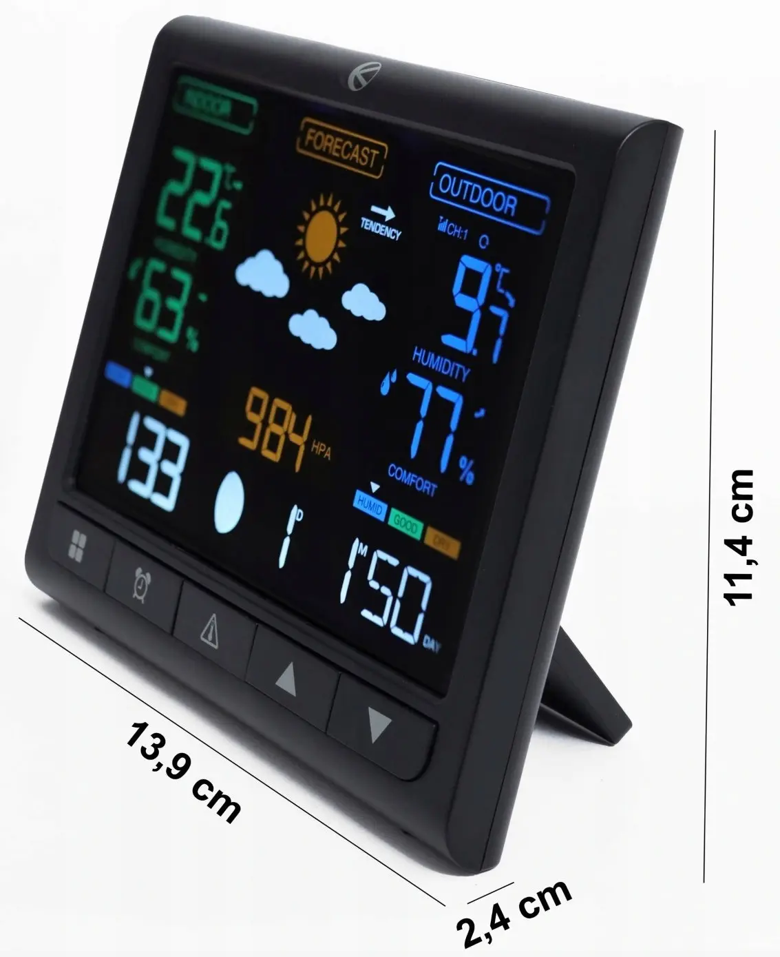 Statie meteorologica Bauerkraft G-967 (Black)