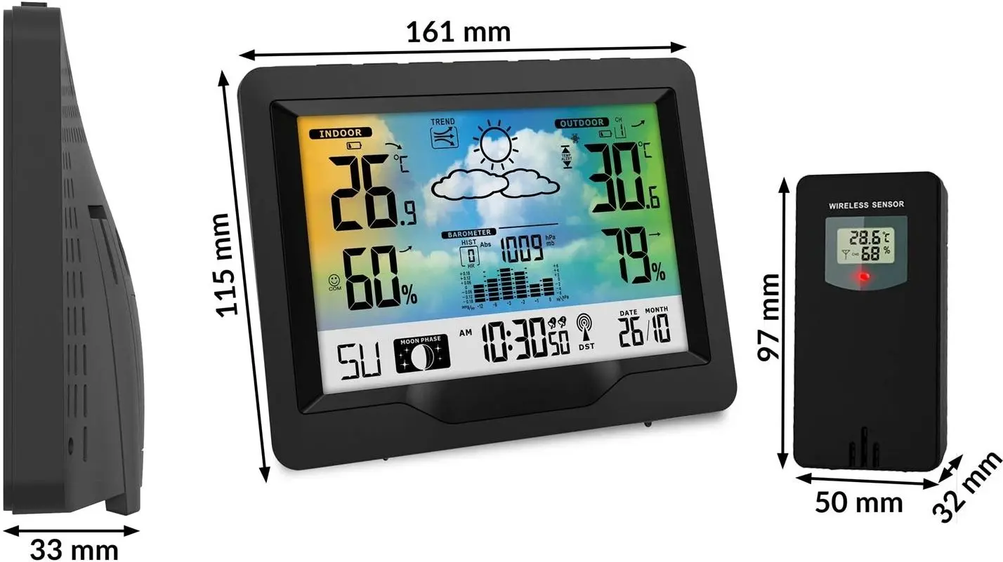 Метеостанция Berdsen BD-901 (Black)