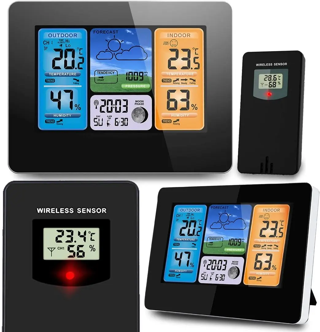 Statie meteorologica Berdsen BD-902 (Black)