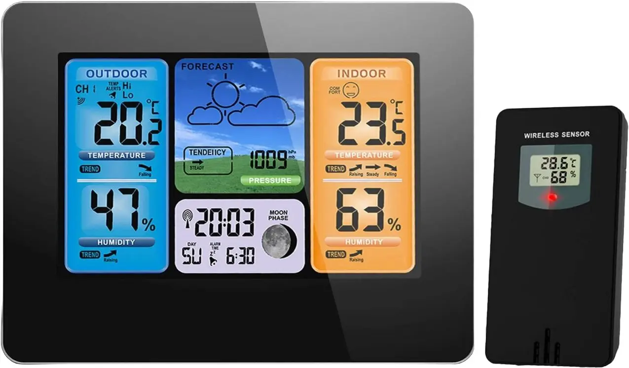 Statie meteorologica Berdsen BD-902 (Black)