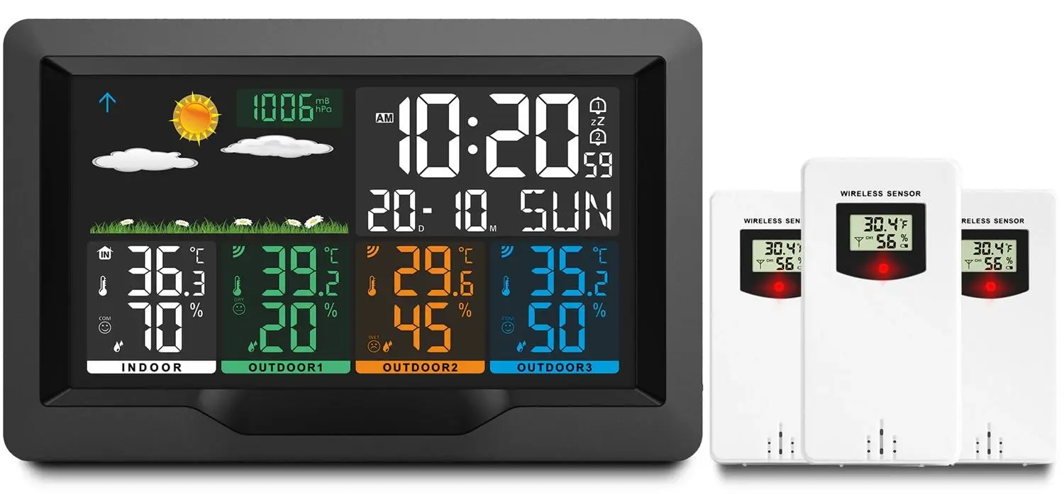 Statie meteorologica Berdsen BD-904 (Black)