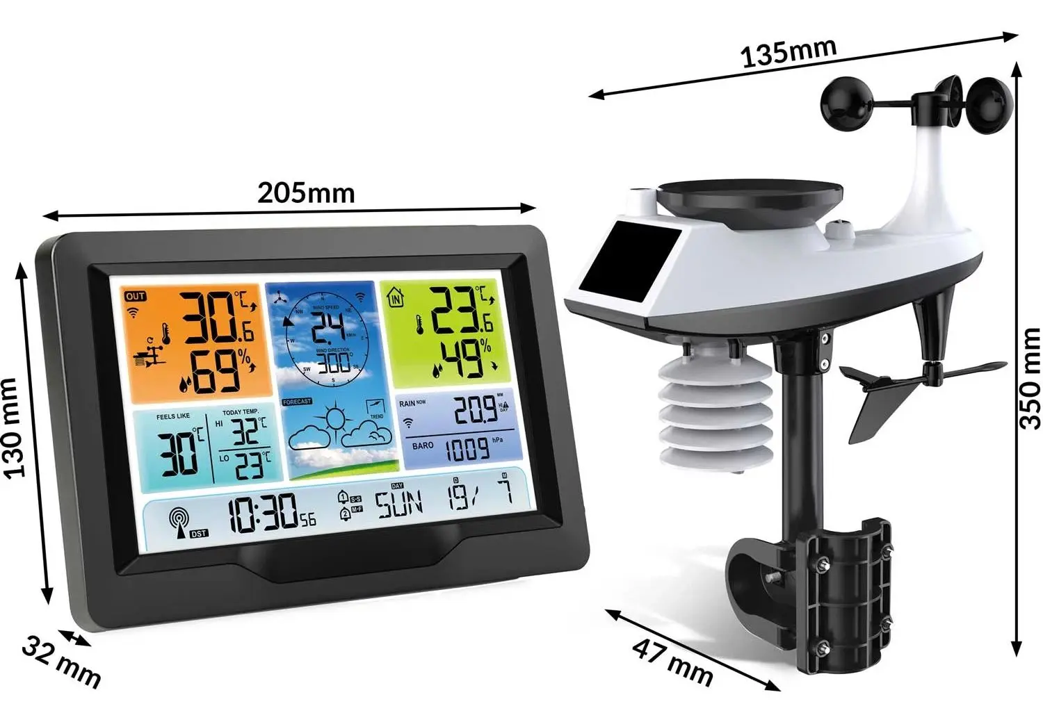 Statie meteorologica Berdsen BD-905 (Graphite)