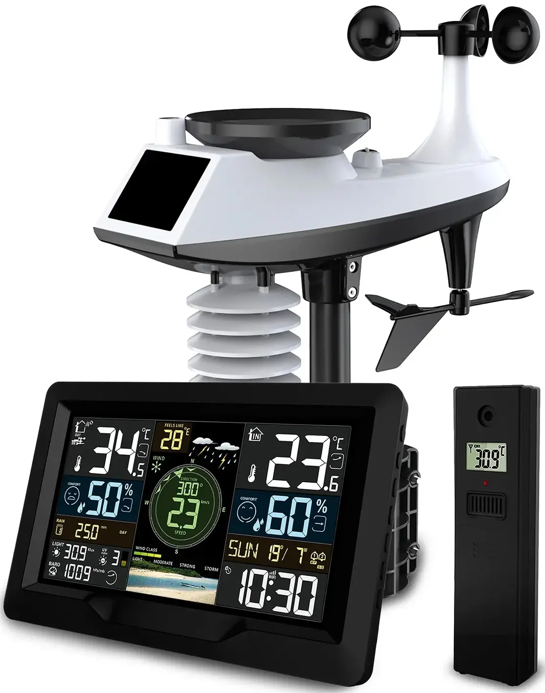 Statie meteorologica Berdsen BD-914 391400 (Black/White) - 3