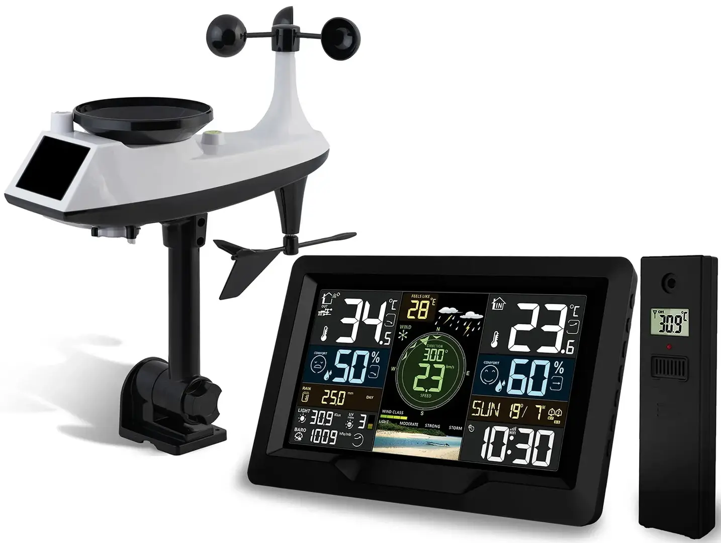 Statie meteorologica Berdsen BD-914 391400 (Black/White)