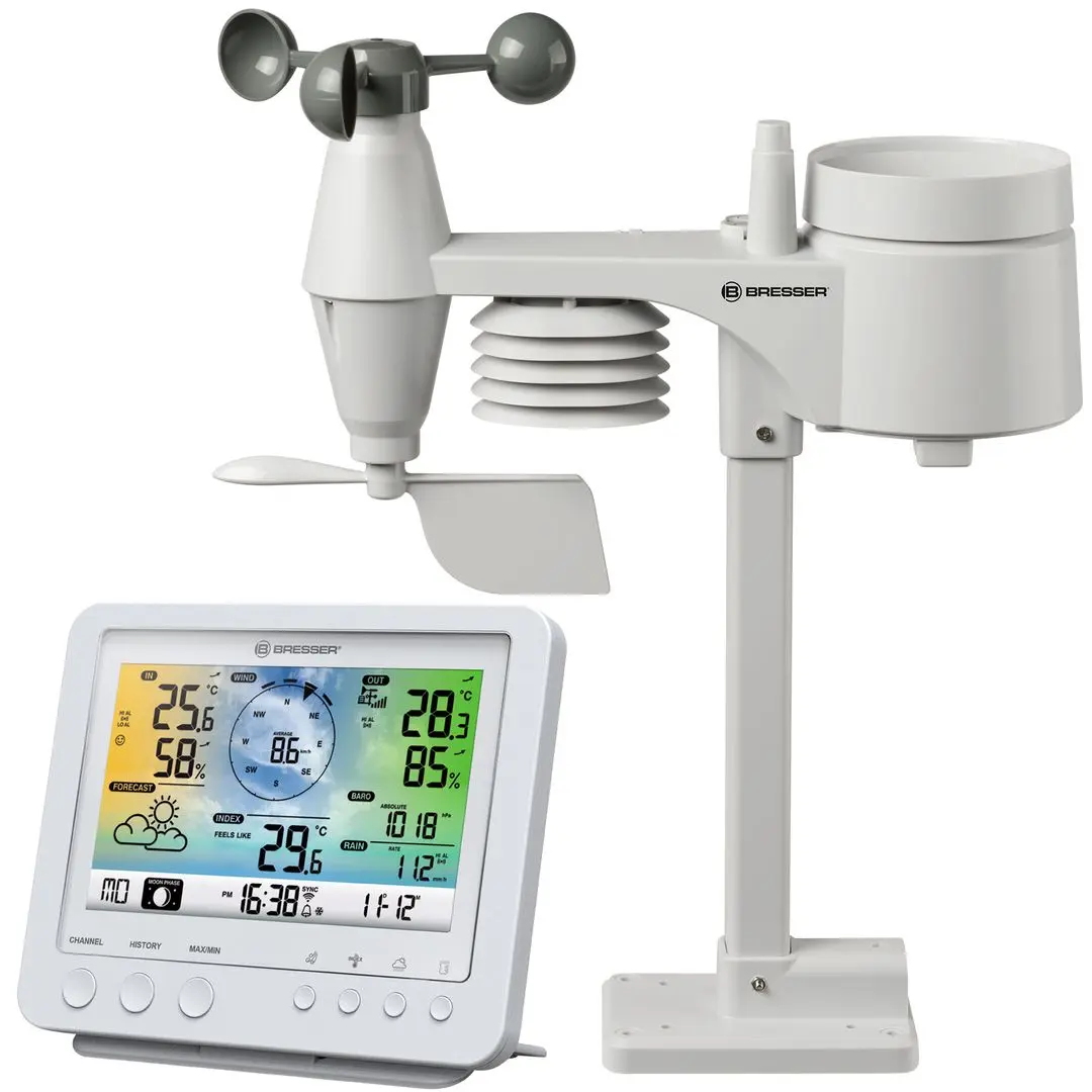 Statie meteorologica 5in1 Bresser WiFi (White)