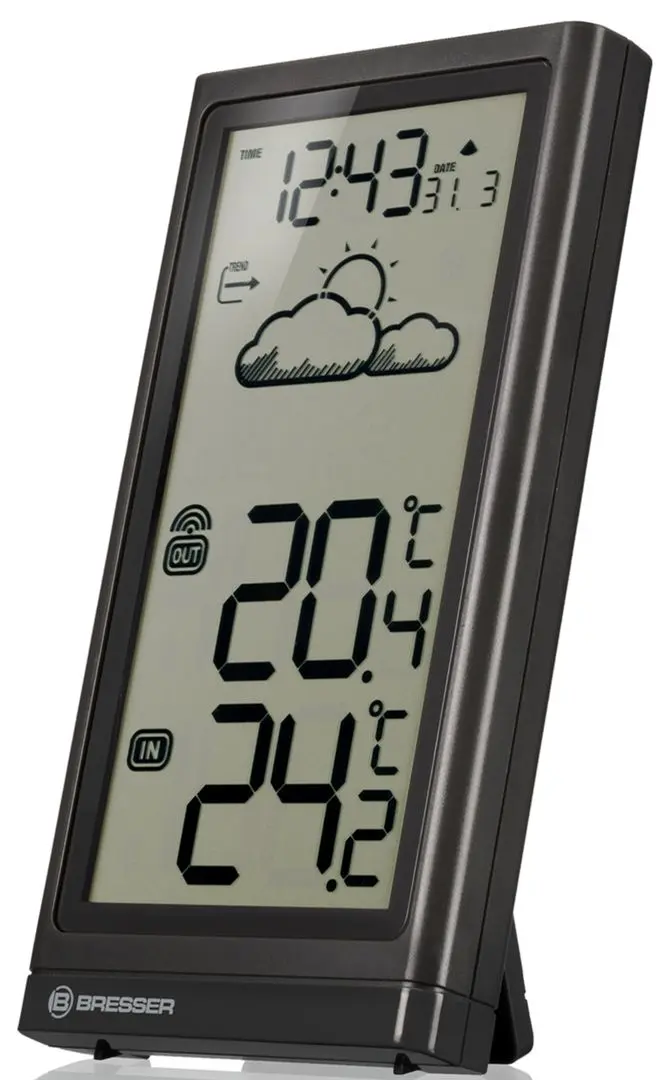 Statie meteorologica Bresser RC Weather Station Meteo Temp (Black)