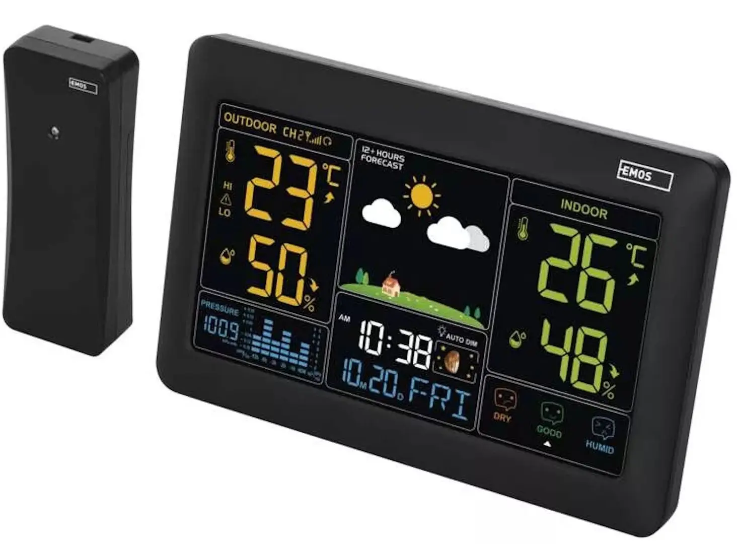 Startie meteorologica Emos E0387 (Black)