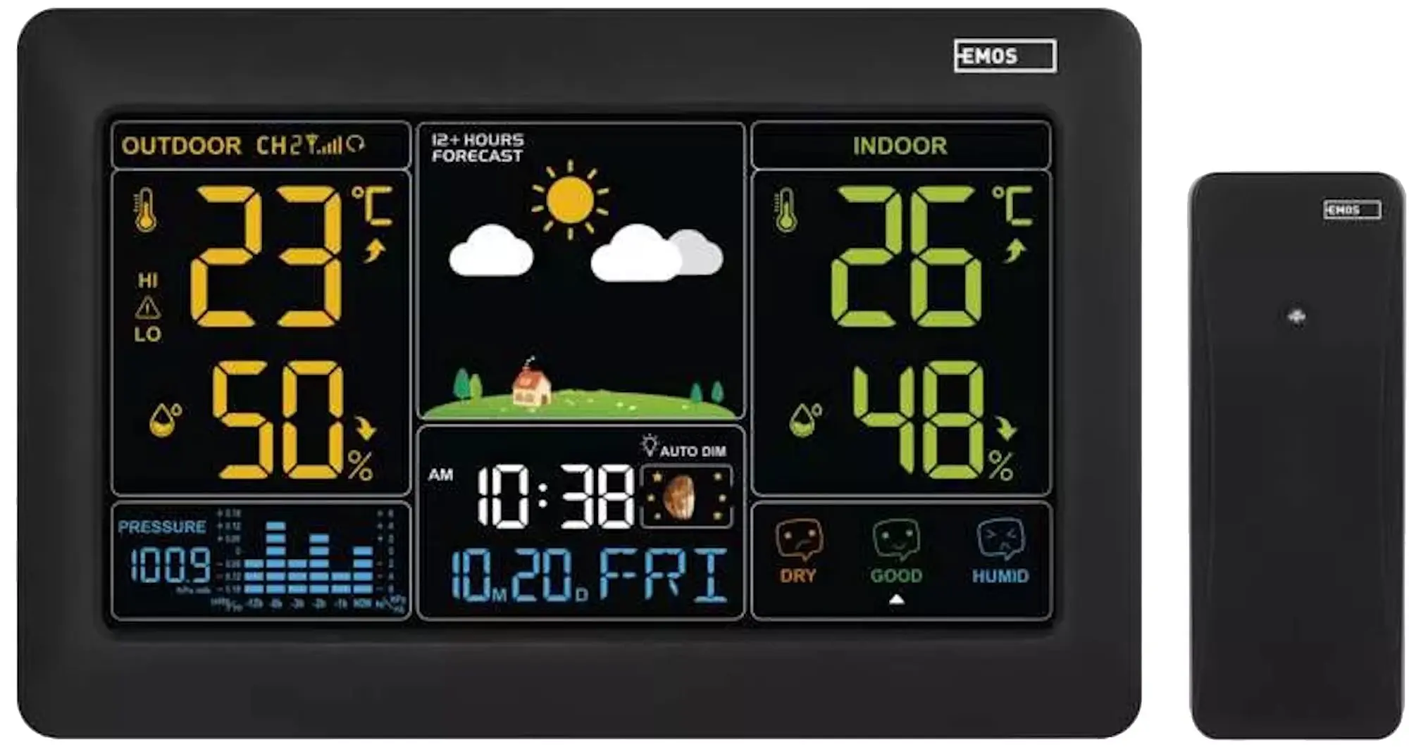 Startie meteorologica Emos E0387 (Black)