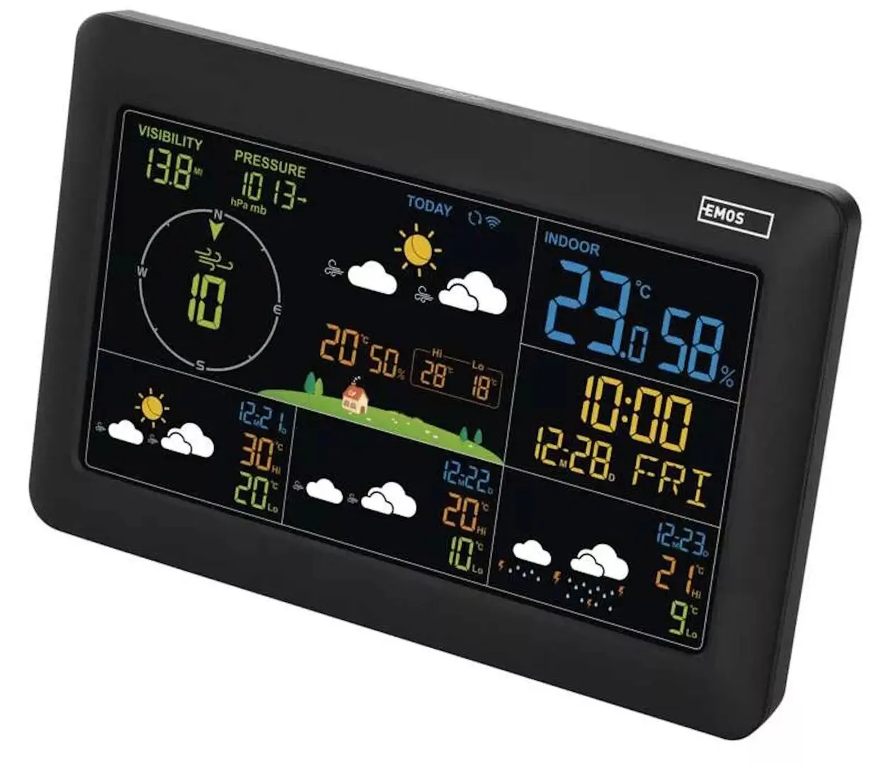 Startie meteorologica Emos E0389 (Black) - 2
