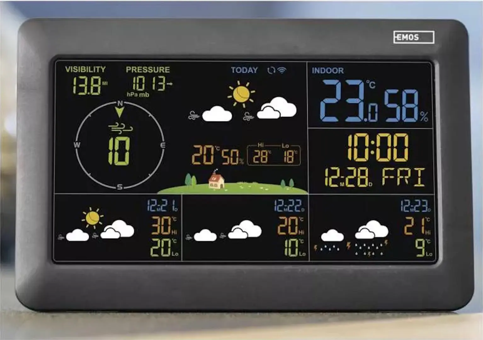 Startie meteorologica Emos E0389 (Black) - 12