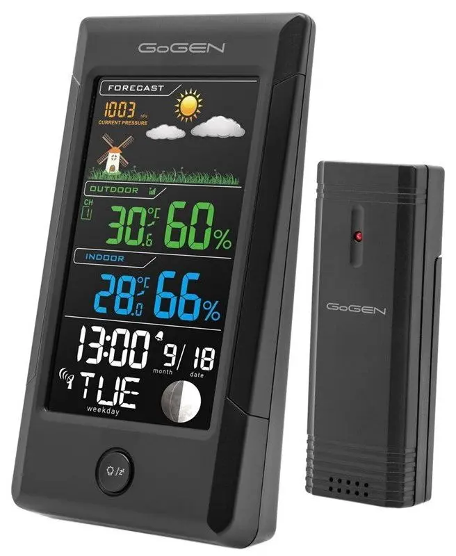 Метеостанция GoGEN ME 1296 (Black) - 2