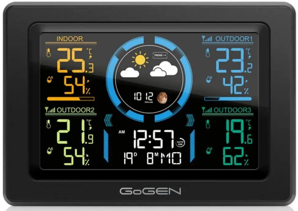 Метеостанция GoGen ME 3397 B (Black) - 3