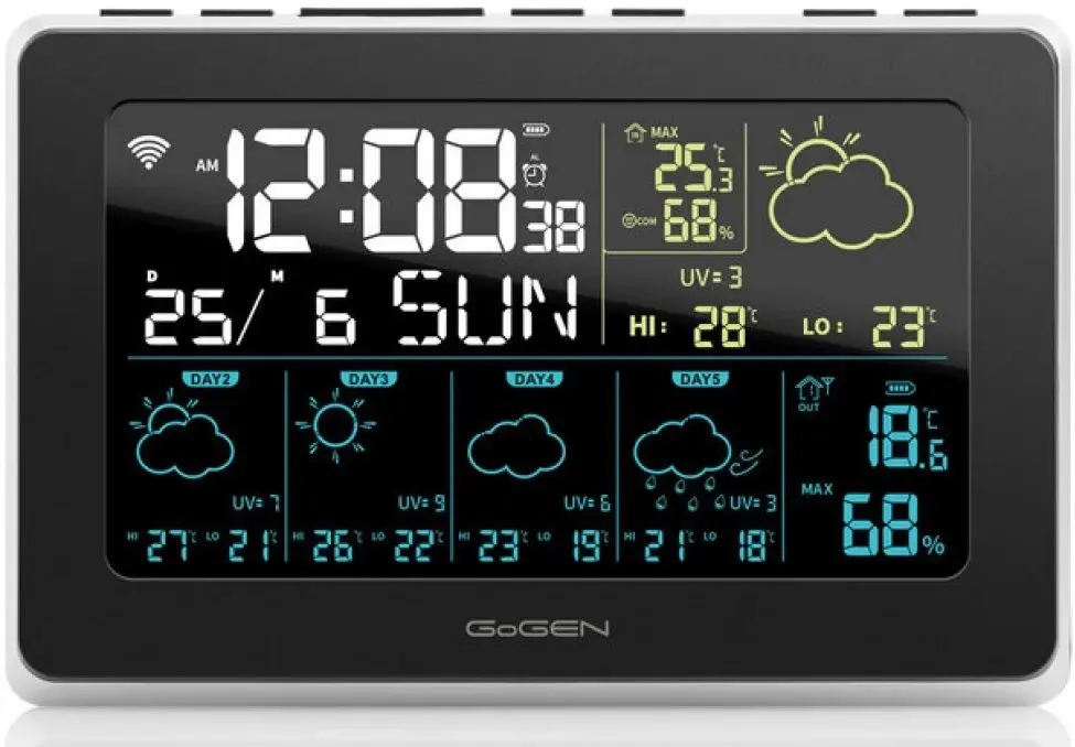 Метеостанция GoGen ME 3565 SMART (Black) - 3