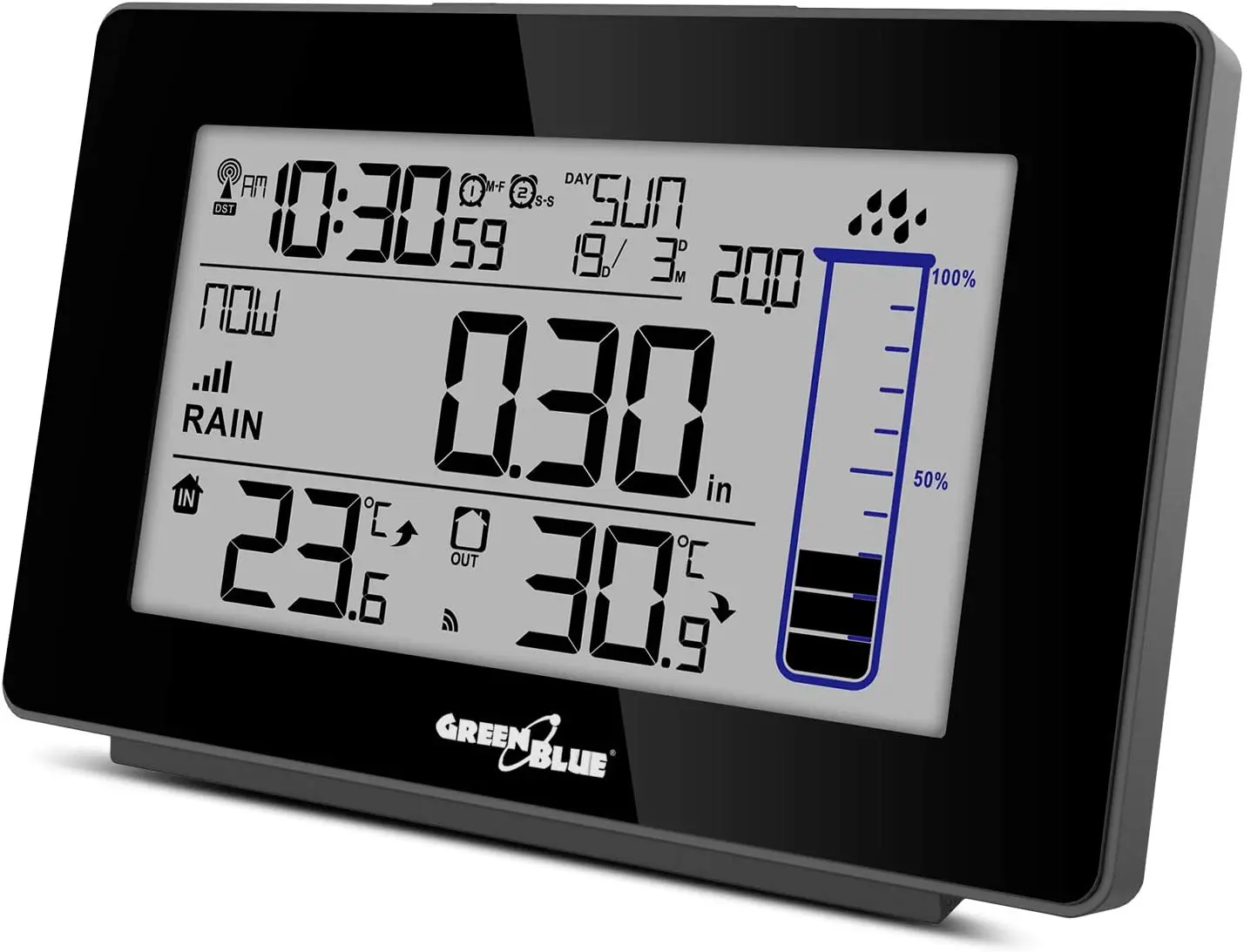 Statie meteorologica GreenBlue GB541 (Black) - 2
