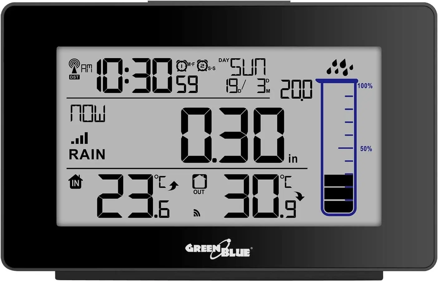 Statie meteorologica GreenBlue GB541 (Black)