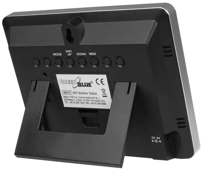 Метеостанция GreenBlue GB215 (Black) - 2