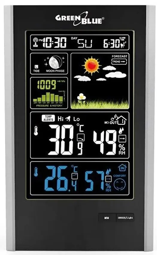 Statie meteorologica GreenBlue GB520 (Black/White) - 3