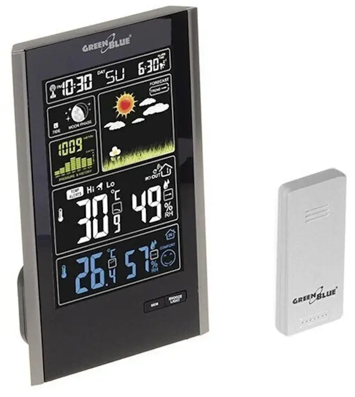Statie meteorologica GreenBlue GB520 (Black/White)
