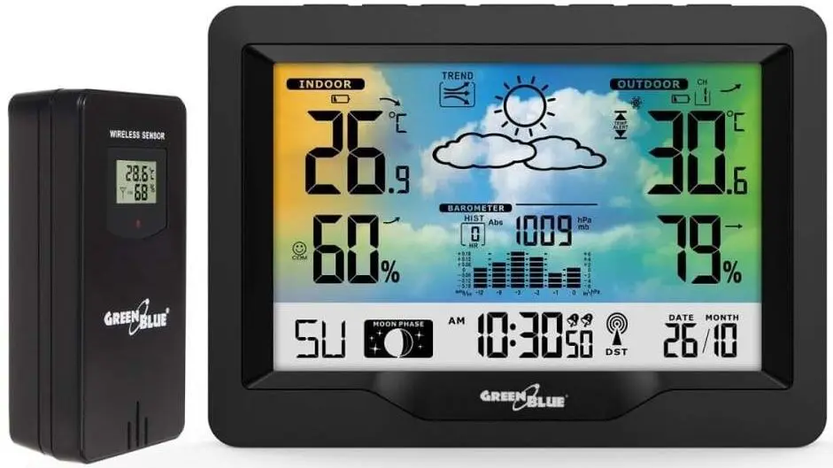 Startie meteorologica GreenBlue GB540 (Black)