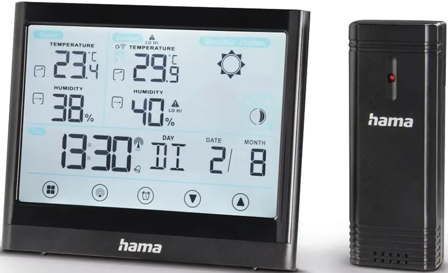 Statie meteo Hama Full Touch (Black)
