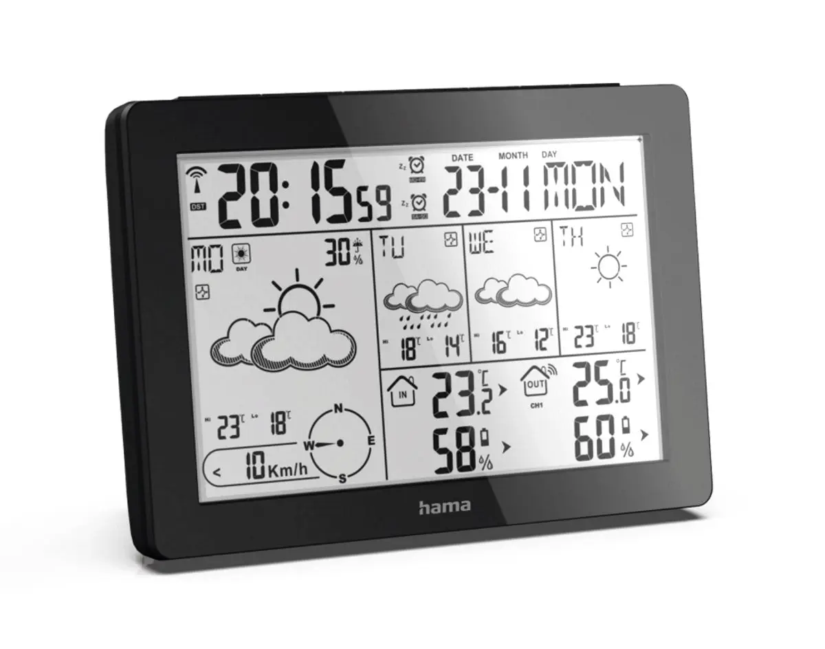 Statie meteorologica Hama Meteotime 186369 (Black)