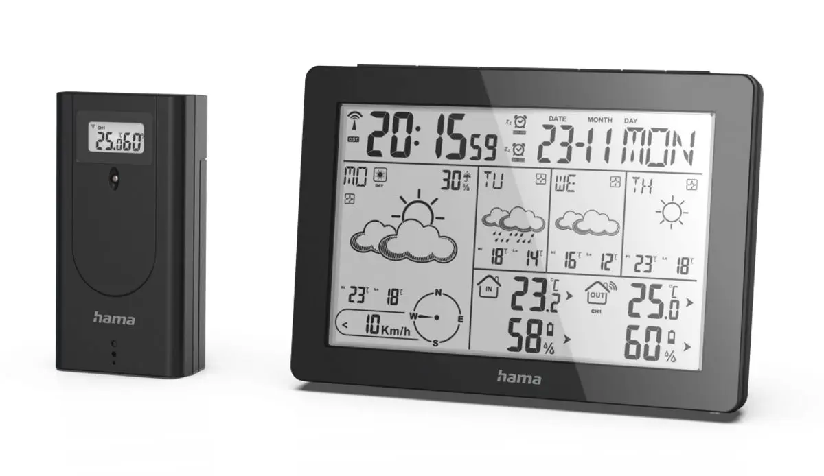 Statie meteorologica Hama Meteotime 186369 (Black)